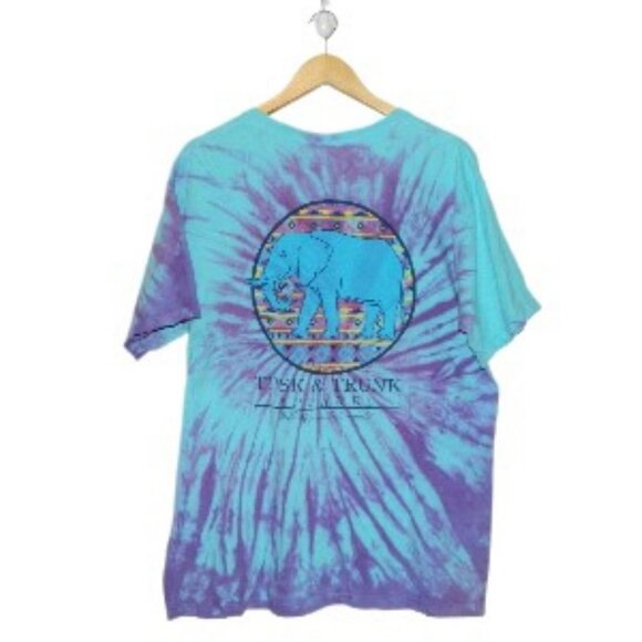 Comfort Colors Men's "Musk & Trunk Apparel" Cotton Spin Tie Die T-Shirt size L - Picture 4 of 7